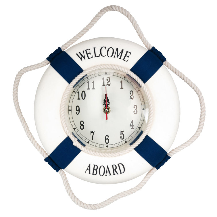 Breakwater Bay Shellburne 26cm Wall Clock Wayfair.co.uk